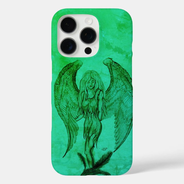 Angel in Tattoo Style Case-Mate iPhone Case (Back)
