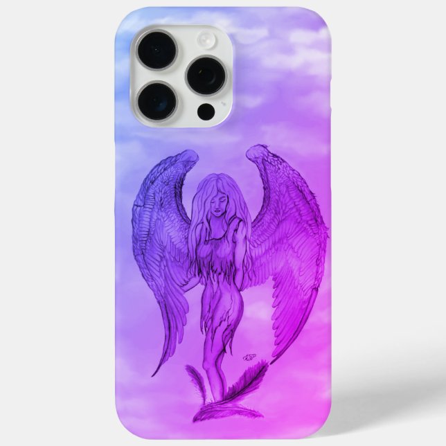 Angel in Tattoo Style Case-Mate iPhone Case (Back)