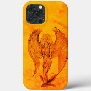 Angel in Tattoo Style iPhone 13 Pro Max Case