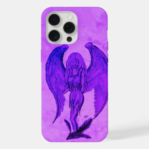 Angel in Tattoo Style iPhone 15 Pro Max Case