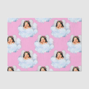 Angel in the Clouds 6-L-Pink-TISSUE WRAPPING PAPER