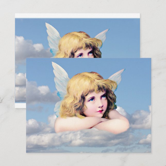 Angel in the Clouds Postcard (Front/Back)