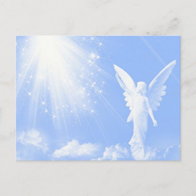 Angel In The Clouds Postcard (Front)