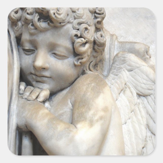 Angel in Venice Square Sticker (Front)