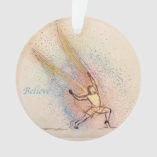 Angel Inspiration - Round Acrylic Ornament