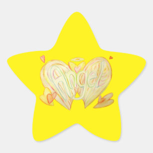 Angel Inspirational Word Art Decal Stickers