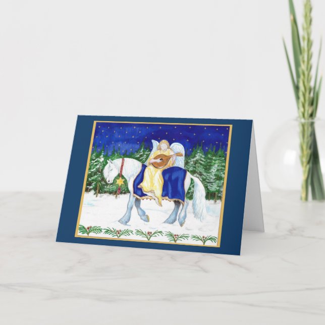 Angel jouant une carte lute (Devant)