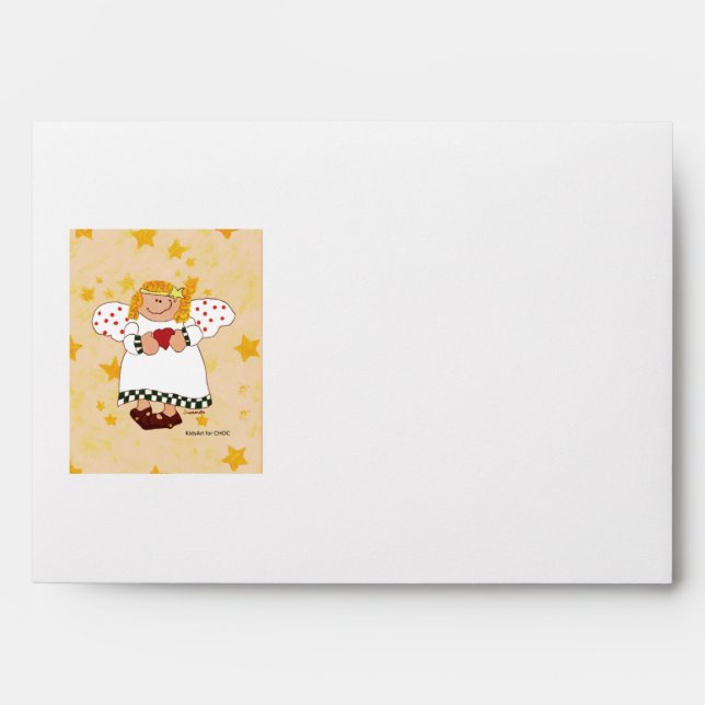 Angel - Kids Art for CHOC Envelope (Front)