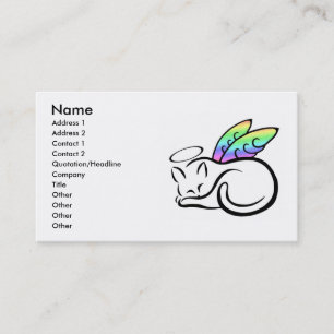 Angel Kitty Profile Card