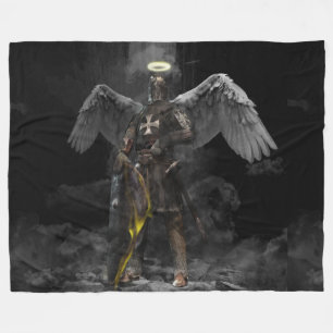 ANGEL KNIGHT FLEECE BLANKET