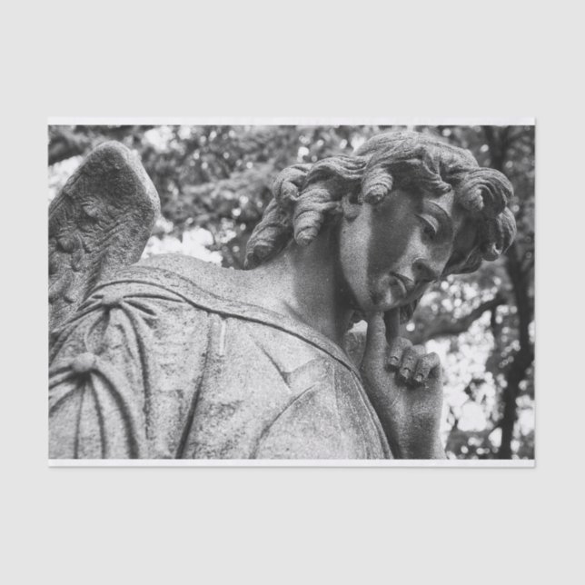 Angel looking into eternity tissue paper (Front)