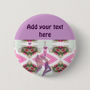 Angel Love_ 2 Inch Round Button