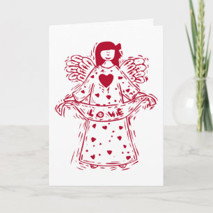 Angel Love Be My Valentine Card