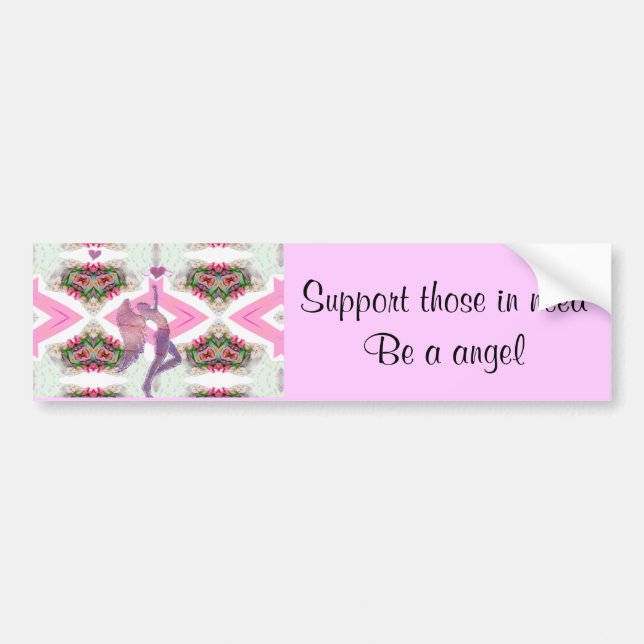 Angel Love_ Bumper Sticker (Front)