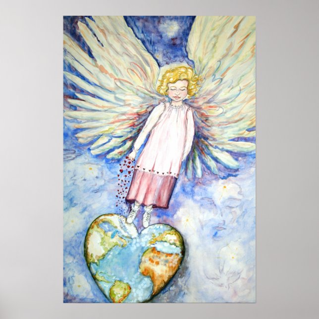 ANGEL LOVE FOR THE WORLD POSTER ART (Front)