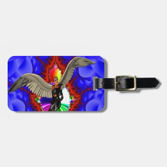 Angel Luggage Tag (Front Horizontal)