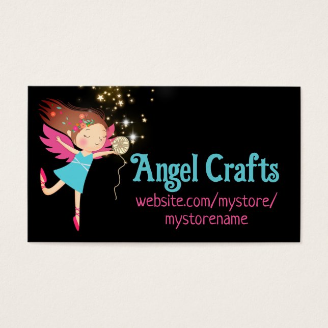 Angel magic fairy yarn crochet knitting homespun (Devant)