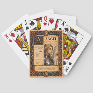 Angel, Medieval Bestiary Art Playing Cards