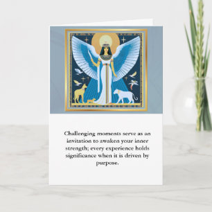 angel message egypt happy birthday card