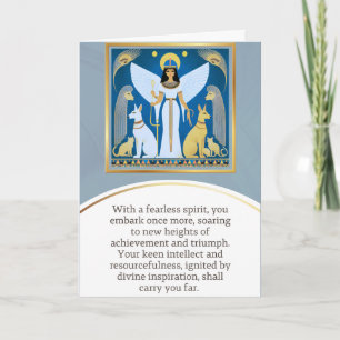 angel message egypt  happy birthday card