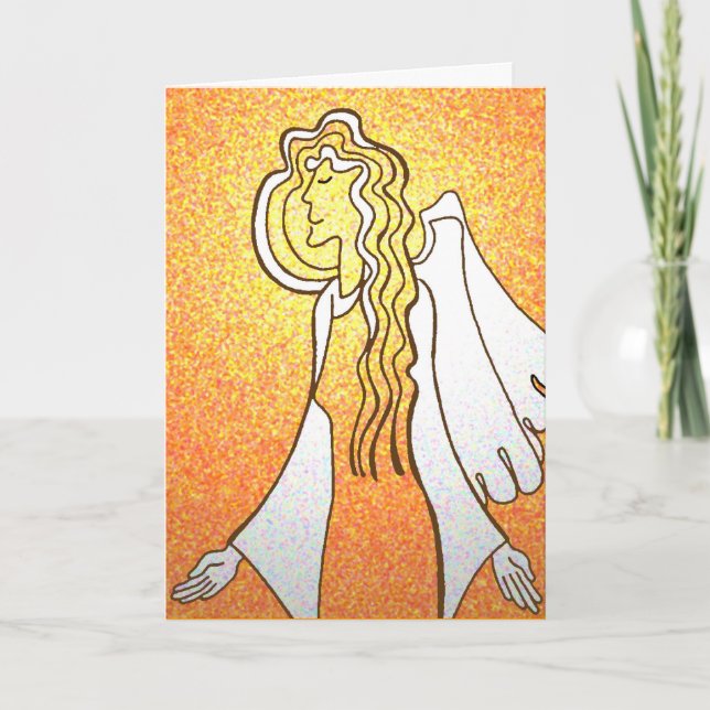 Angel messenger holiday card (Front)