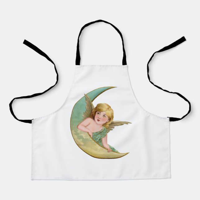 Angel Moon Painting Apron (Front)