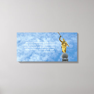 Angel Moroni on Salt Lake Temple Canvas Print