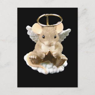 Angel Mouse Postcard