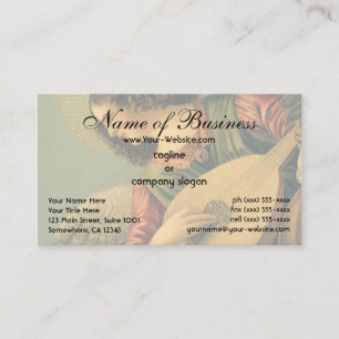 Angel Musician by Melozzo da Forlì Business Card