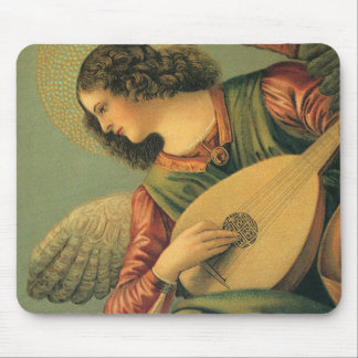Angel Musician, Melozzo da Forli, Renaissance Art Mouse Pad