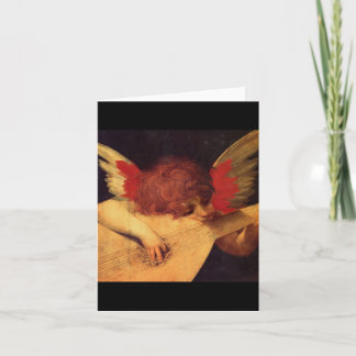 Angel Musician, Rosso Fiorentino Christian Card