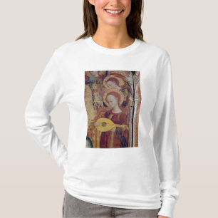 Angel musicians from painting of Virgin and Child T-Shirt
