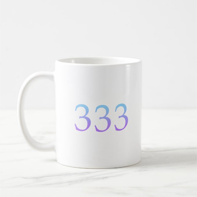 Angel Number 333 - Support Coffee Mug (Left)
