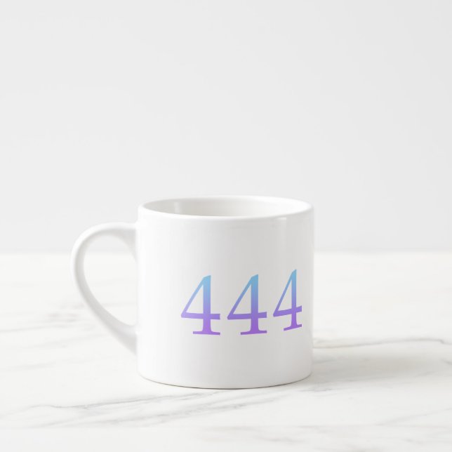 Angel Number 444  - Protection Espresso Cup (Left)