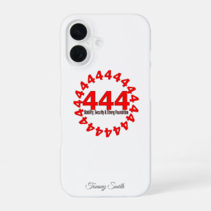 Angel Number 444 - Stability, Security & Strength iPhone 16 Case