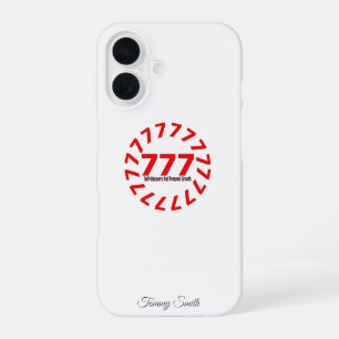Angel Number 777 – Spiritual Growth & Luck  iPhone 16 Case