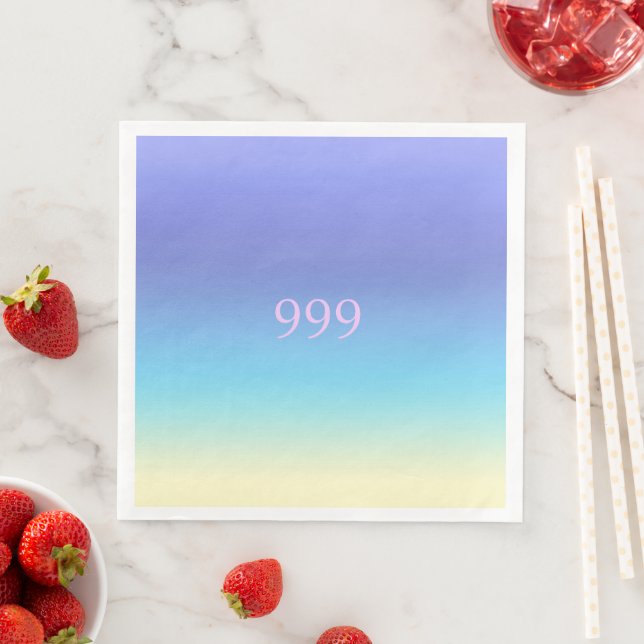 Angel Number 999  Napkin (Insitu)