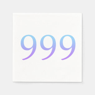 Angel Number 999 Napkin