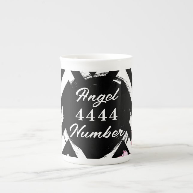 Angel Numberr "4444"  Bone China Mug (Front)