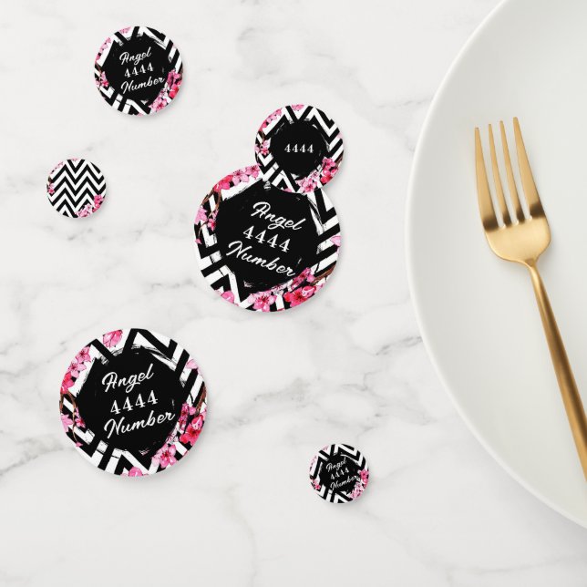 Angel Numberr "4444"  Confetti (Group)