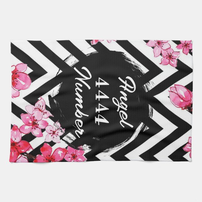 Angel Numberr "4444"  Kitchen Towel (Horizontal)
