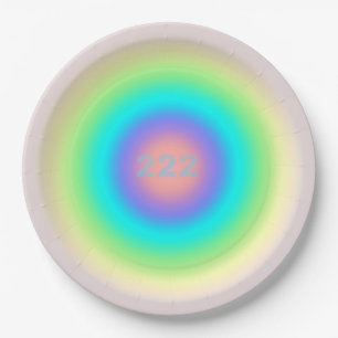 Angel Numbers 222 - Balance & Harmony   Paper Plate
