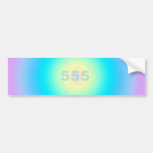  Angel Numbers 555 - Changes On The Horizon  Bumper Sticker