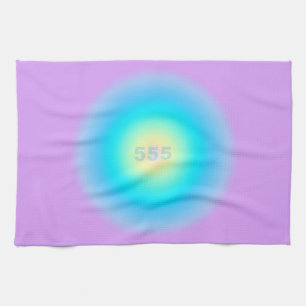Angel Numbers 555 - New Beginnings  Kitchen Towel