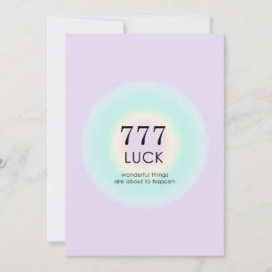 Angel Numbers Numerology 777 Luck   Invitation