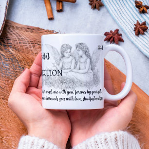 Angel Numéro 444 - Protection - Mug Avec Citation