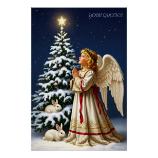 Angel of Christmas Night – Classical Holiday  Poster