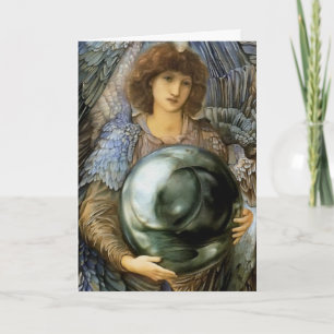 Angel of Creation by William Burne-Jones Holiday Card