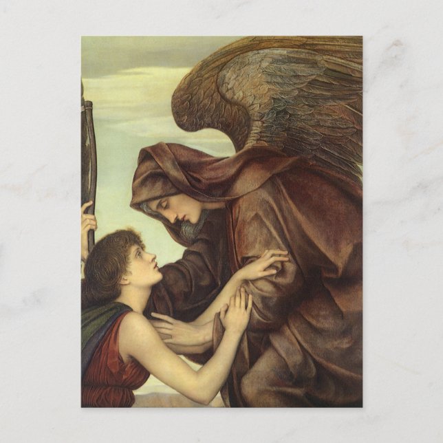 Angel of Death by Evelyn De Morgan Postcard (Front)