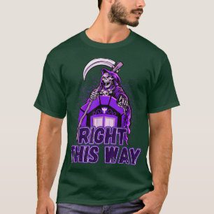 Angel Of Death Grim Reaper Scary Halloween Occult  T-Shirt